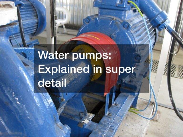 Water pumps Explained in super detail DIY Projects for Home