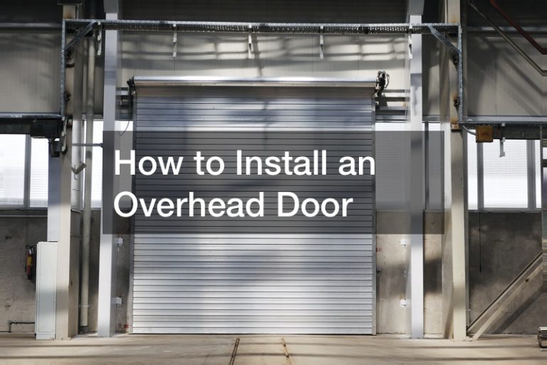 How to Install an Overhead Door DIY Projects for Home