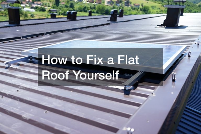 how-to-fix-a-flat-roof-yourself-diy-projects-for-home